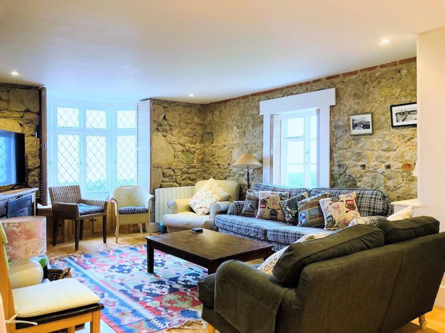 The Old Boat House, Seaview - Seafront Three Bedroom Cottage With Separate Two Bedroom Annexe Esterno foto
